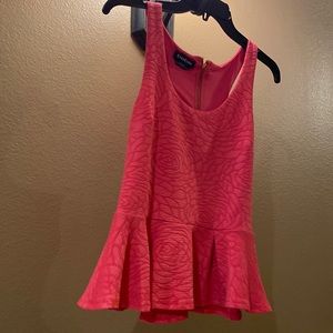 Pink bebe shirt size medium